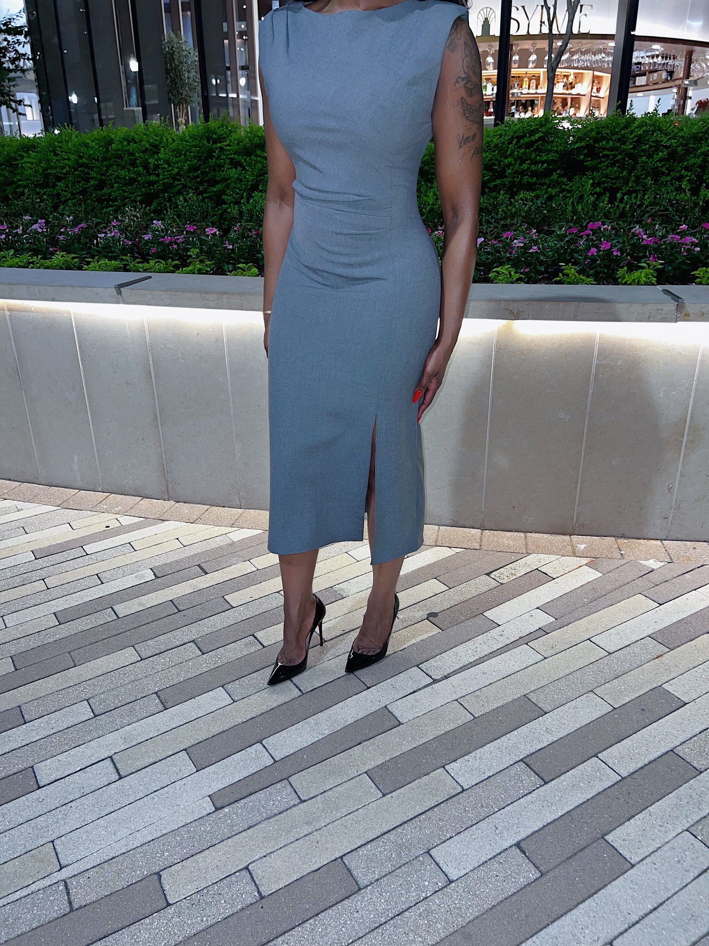 Femme d’Affaires Dress - Grey