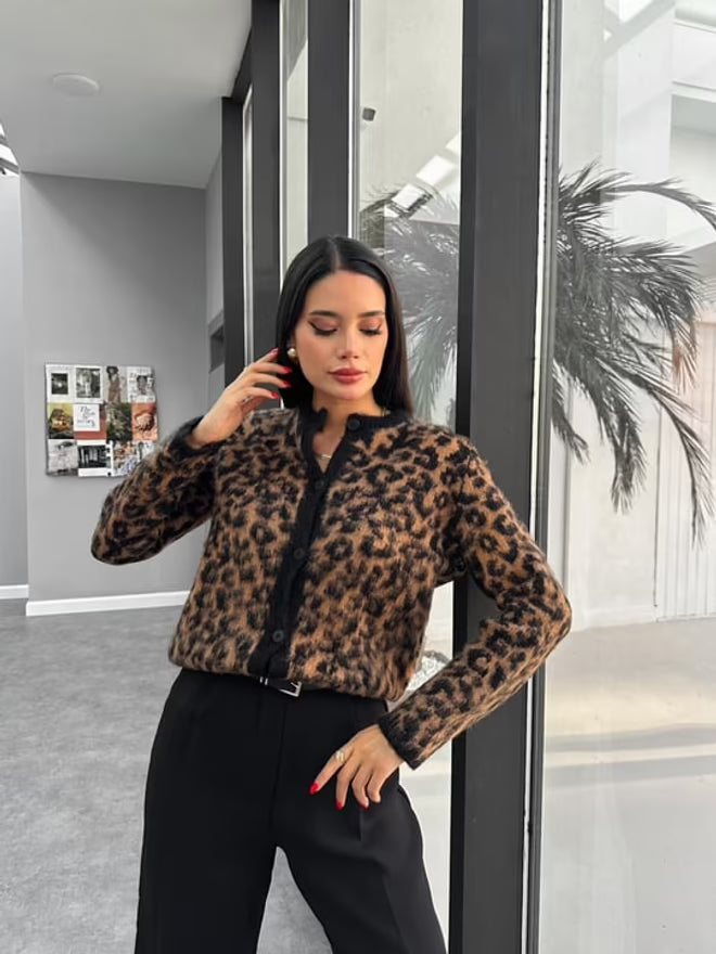 Leopard Cardigan
