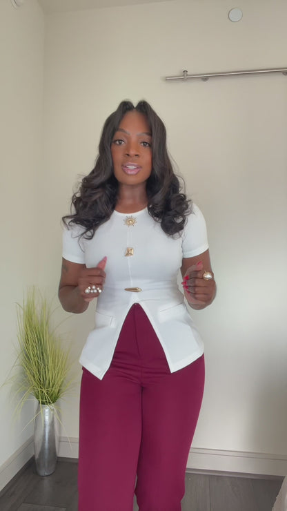 Statement Blouse - White